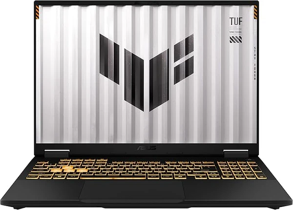 ASUS TUF Gaming F16 durable gaming laptop in Jaeger Gray with military-grade build