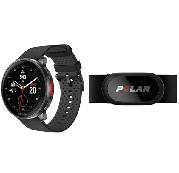 Polar Vantage V3 multisport watch displaying advanced recovery and training metrics