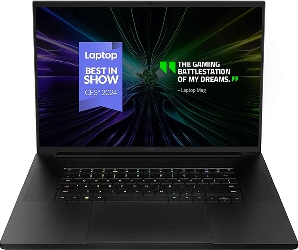 Razer Blade 18 premium gaming laptop with 18-inch QHD display and RTX 4090 graphics