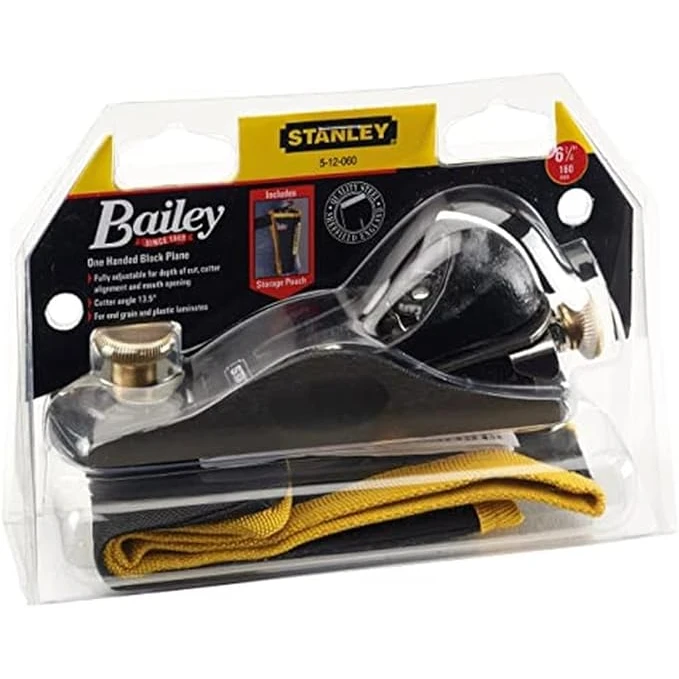 Stanley No. 60-1/2 low-angle block plane classic design