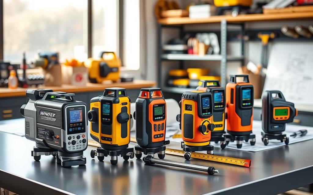 Best digital levels and angle finders from AliExpress [year] displayed on a workshop workbench