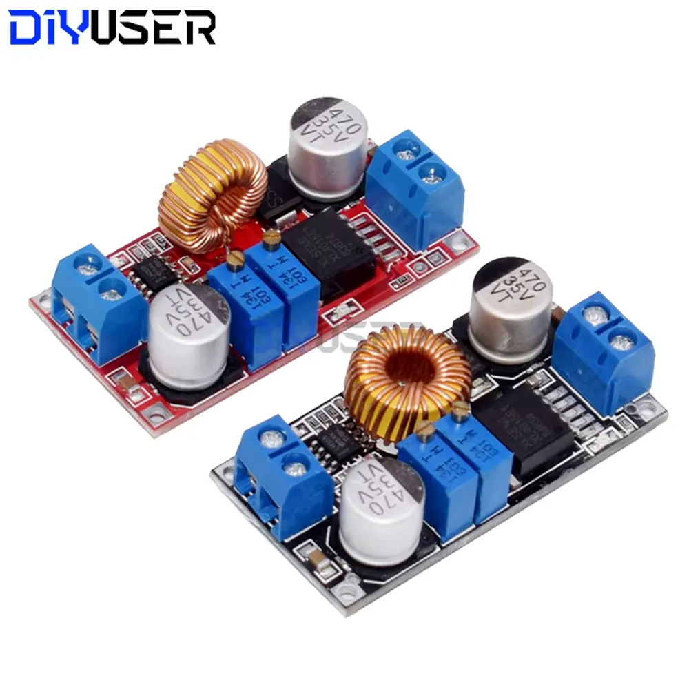 XL4015 DC-DC Buck Converter 5A 75W — Best Power Module for DIY Bench Supply XL4015 DC-DC buck converter module 5A 75W with voltage and current potentiometers for adjustable bench power supply