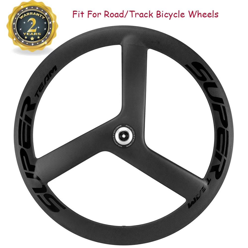 SUPERTEAM carbon front wheel for road bicycle clincher