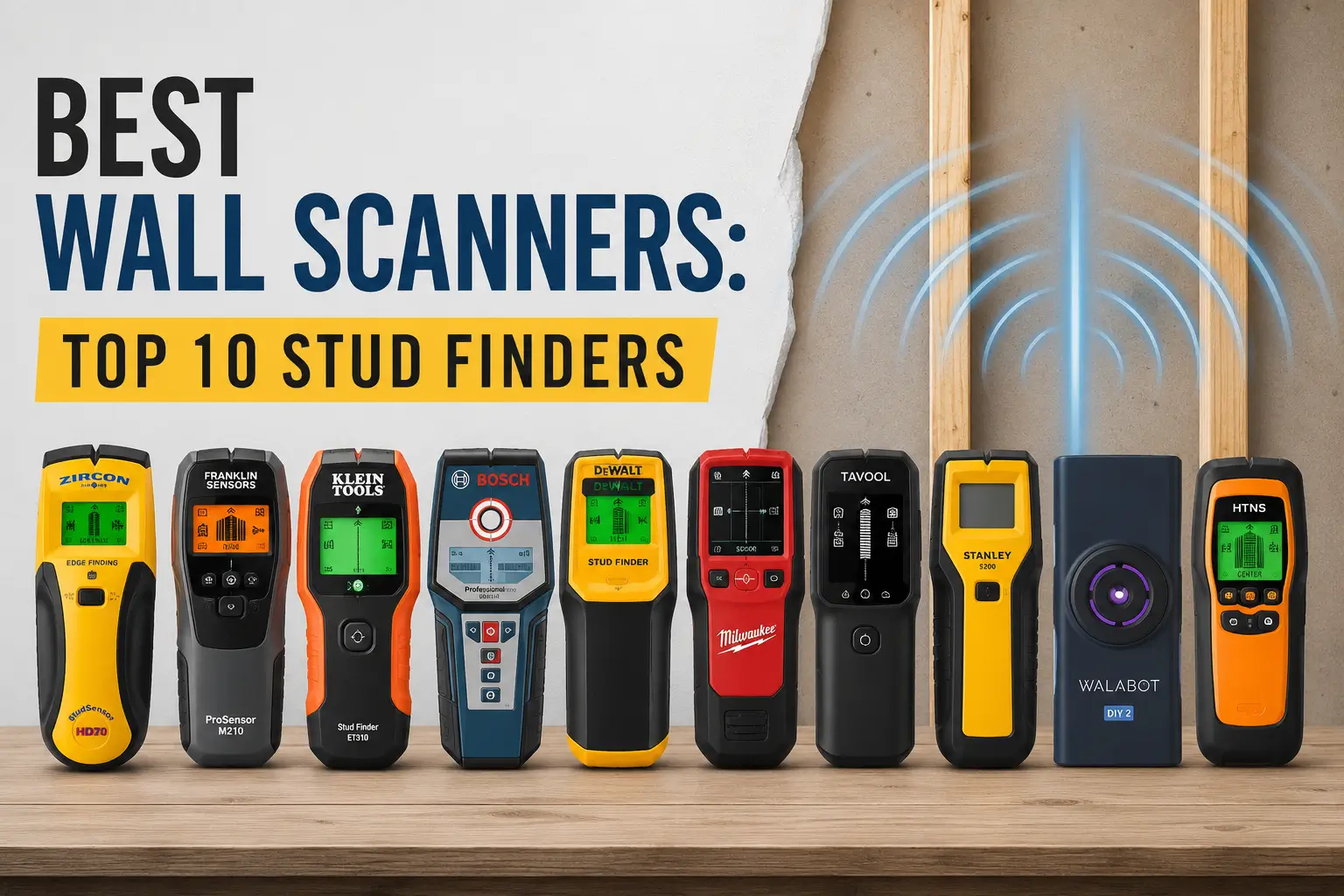 Best Wall Scanners 2026: Top 10 Stud Finders