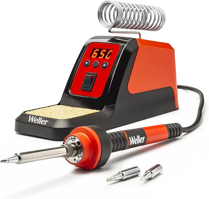 Weller WLC100 analog soldering station with rotary dial and 40 watt pencil iron